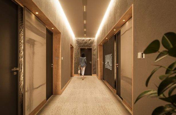 Zugänge zu Apartments 