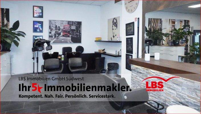 Friseurgeschäft linker Teil