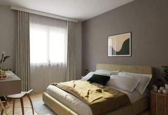 Helles und komfortables Schlafzimmer