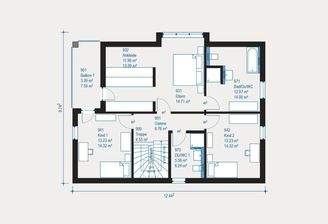 Grundriss Obergeschoss