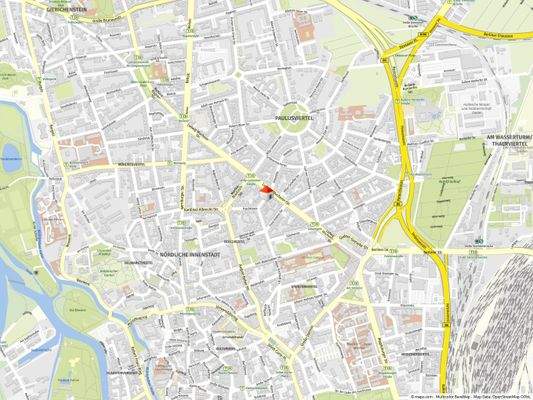 Geolyzer Kartenausschnitt