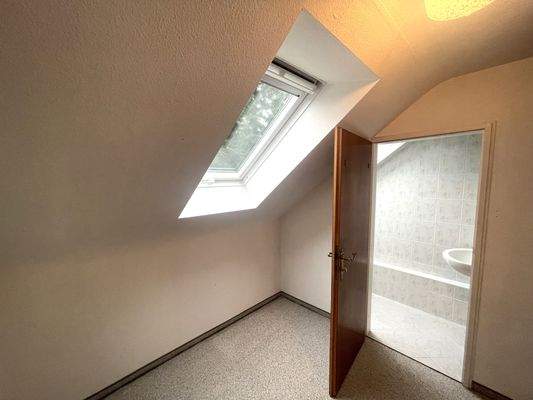 WC im Dachgeschoss