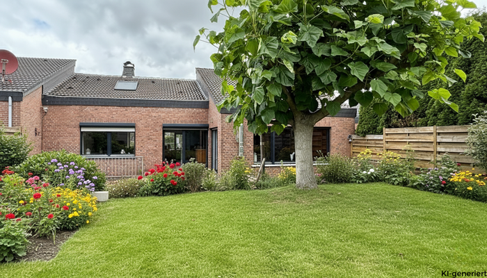 Hausansicht hinten KI-generiert