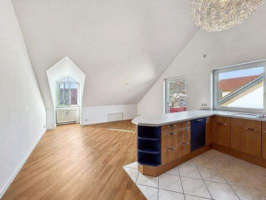 Wohnbereich mit Küche