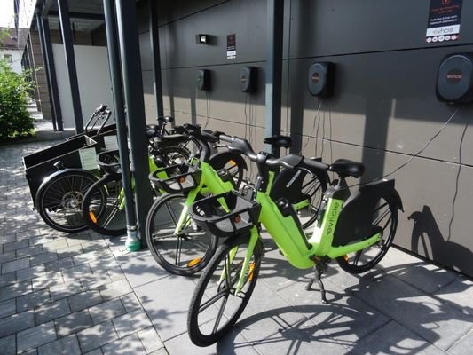 Bike-Station - nutzbar für alle Bewohner 