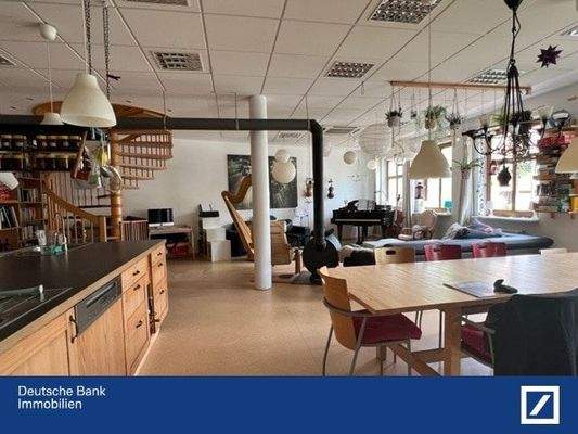 offene Küche, großer Wohnraum