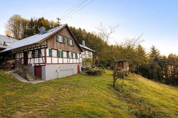 Viel Platz vor dem Haus