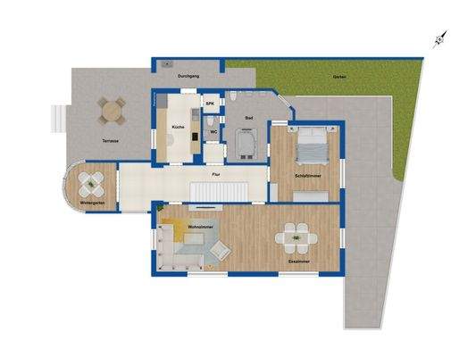 Grundriss Erdgeschoss