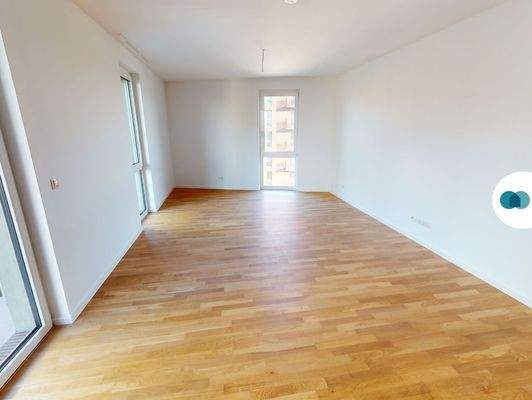 Ansicht II: Wohn- und Esszimmer