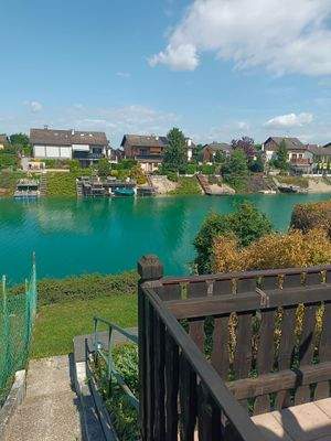 Seezugang von Terrasse