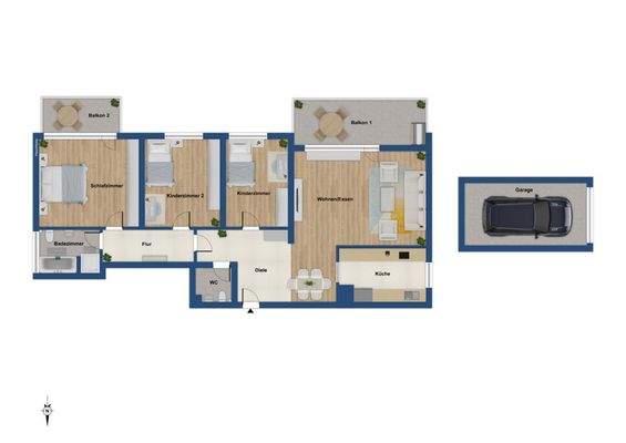 Grundriss Erdgeschoss