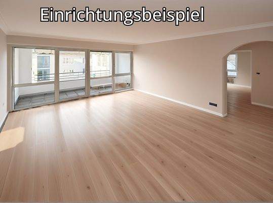 Das Wohnzimmer - nach mögl. Renovation -