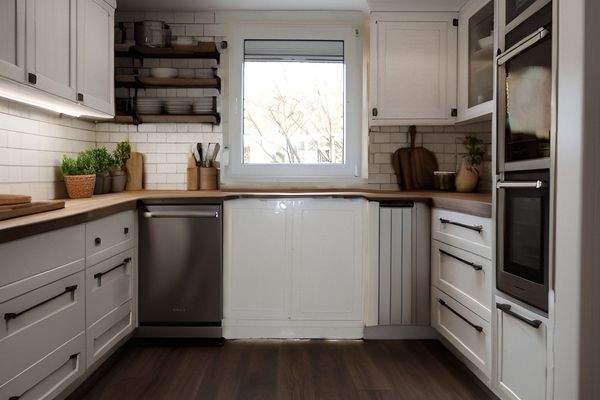 Küche visuell eingerichtet