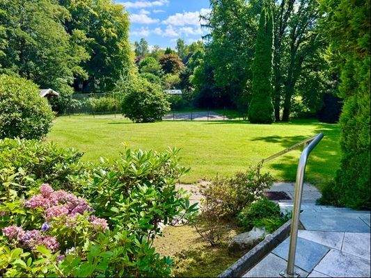 Gartenansicht von Terrasse