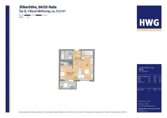 Grundriss zur Wohnung