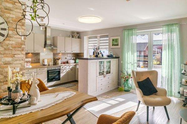 Wohnküche nach Süden...