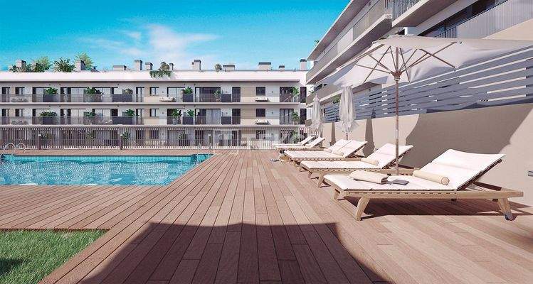 Apartments in a Complex Close to Transportation in Terrassa