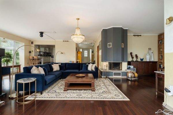 Kamin Wohnzimmer - (KI generiert)