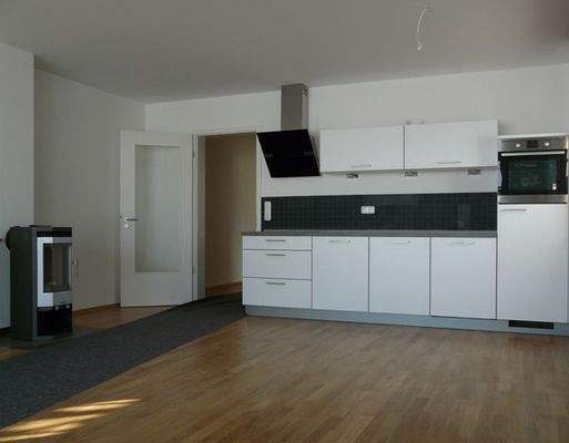 Wohnzimmer mit Küchenzeile