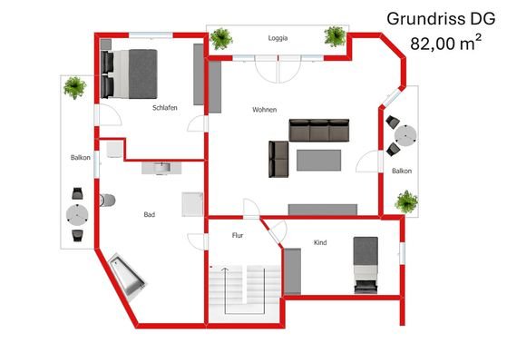 Grundriss DG 