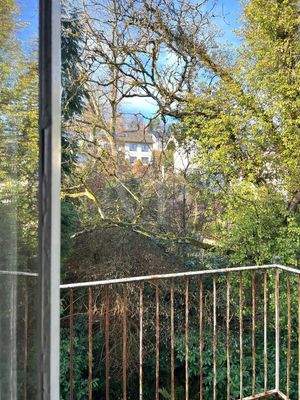 Blick in den Garten vom OG