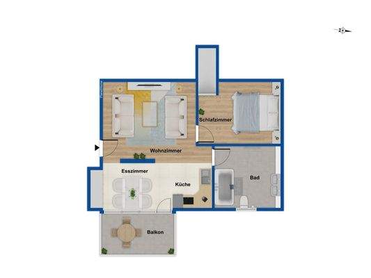 Grundriss - Dachgeschoss