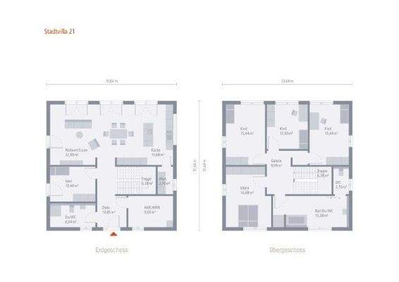 Stadtvilla  Grundriss