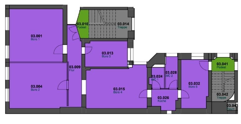 2. OG rechts 119 m²