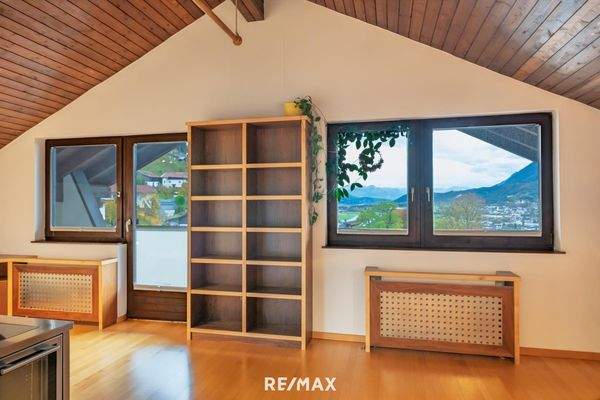 Wohnzimmer mit Ausblick