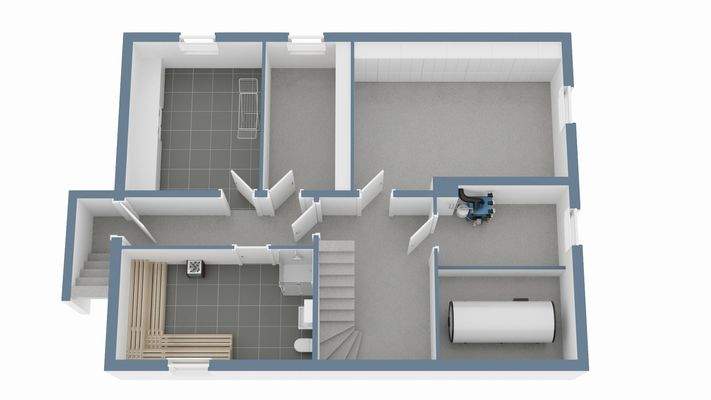 3D-Visualisierung Kellergeschoss
