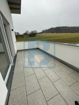 Terrasse im Obergeschoss
