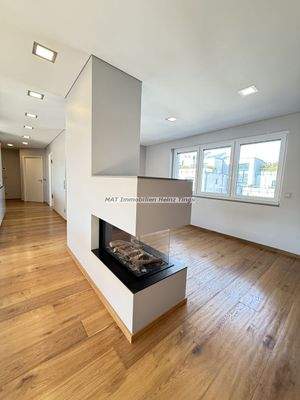 Ausschnitt Wohnen mit Gaskamin