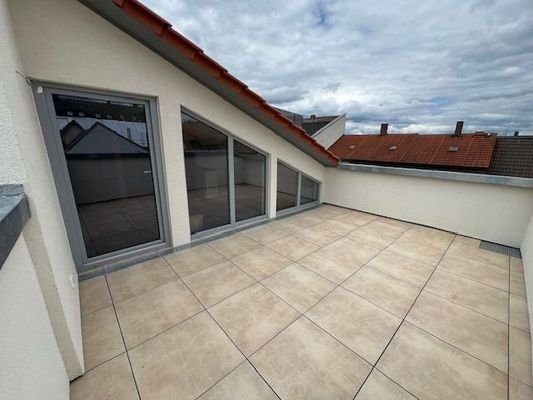 Dachterrasse 16 m² uneinsehbar