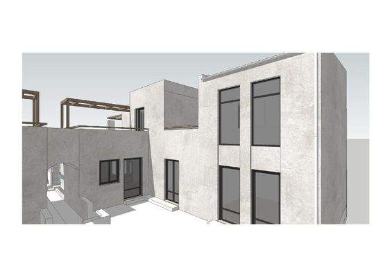 Kreta - Grundstück mit Baugenehmigung für 2 Residenzen in zweiter Linie vom Strand von Maleme zu verkaufen