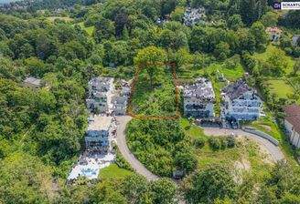 Abbildung von Grundstück und Umgebung aus der Vogelperspektive