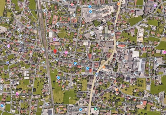Infrastruktur Quelle Google Maps