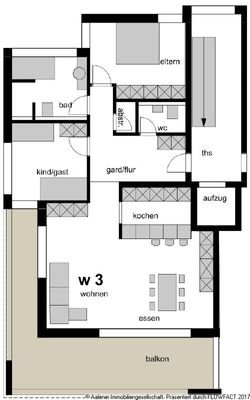 Grundriss Wohnung 3