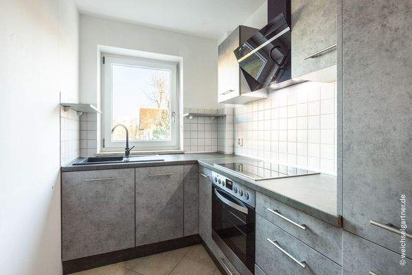 Küche mit Einbauküche