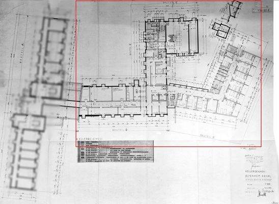 Bestandsplan - Bauteile D, E und F - Bestand