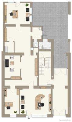 Grundriss Vorderhaus mit Ladenlokal