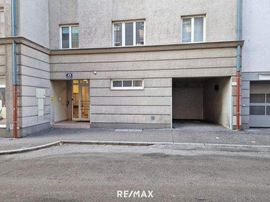 Einfahrt in der Wichtelgasse