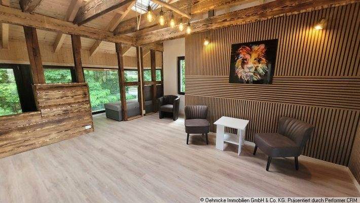 Chalet im Obergeschoss