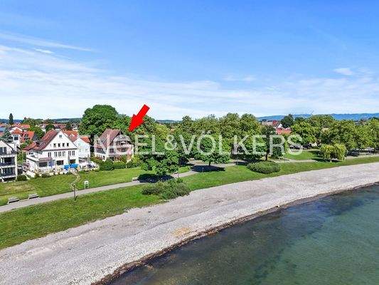 Luftbild "Erste Reihe zum See"