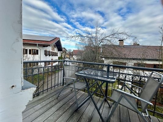 Balkon mit Aussicht