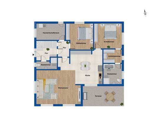 Grundriss Erdgeschoss