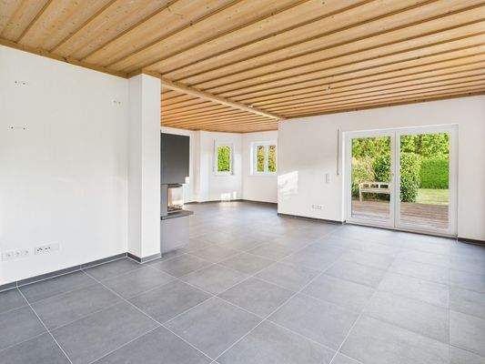 Blick aus Wohnzimmer