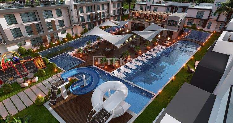 Apartments for Sale in a Fully Equipped Complex in Iskele Salamis