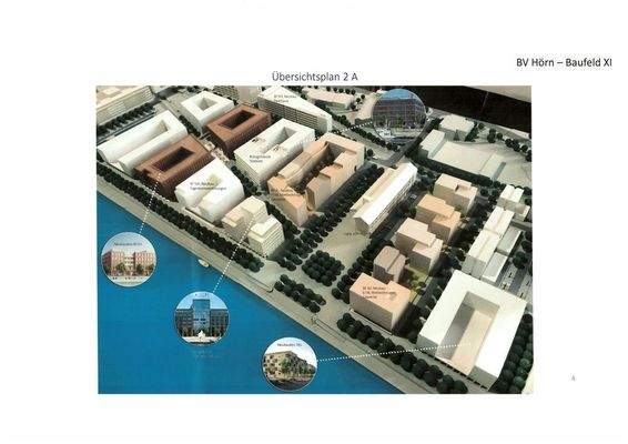 Blick über das Baufeld