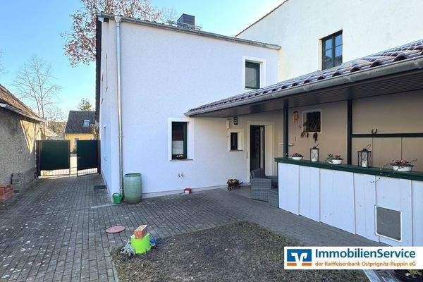 hofseitige Hausansicht