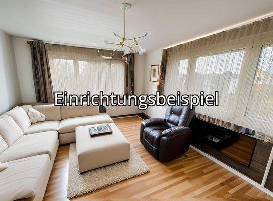 Wohnzimmer, Geb. 36 Einrichtungsbeispiel